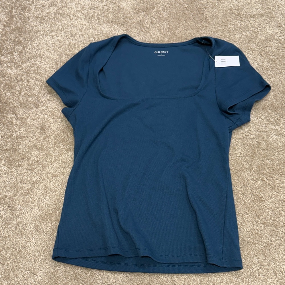 Old Navy Women's Teal Short Sleeve Tee